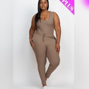 Ribbed Pocket Jumpsuit